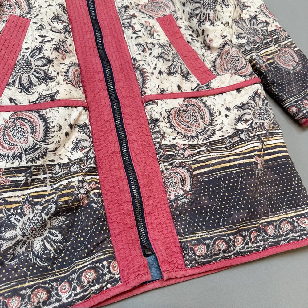 FREE PEOPLE Belario reversible paisley chambray jacket, S. - Picture 11 of 13